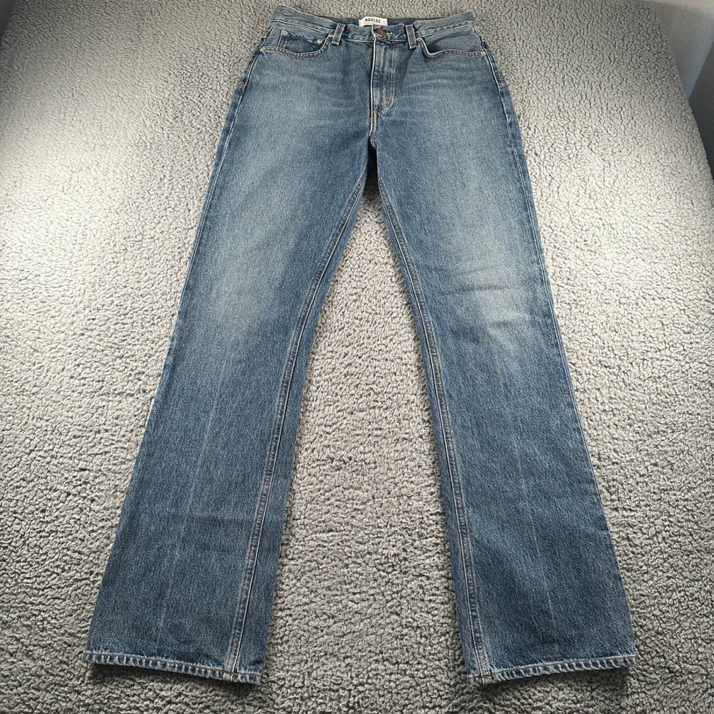 AGOLDE Jeans Womens 28 Vintage High Rise Straight Leg Blue Denim Organic Cotton‎